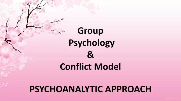 group psychology conflict model