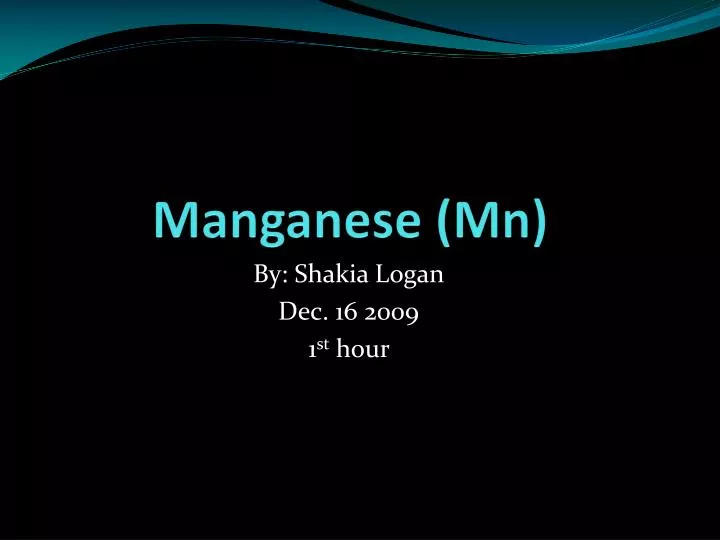 manganese mn
