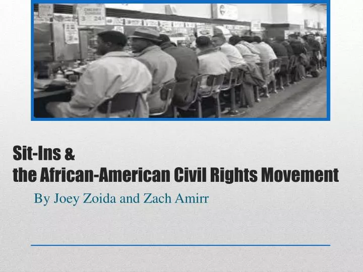 sit ins the african american civil rights movement