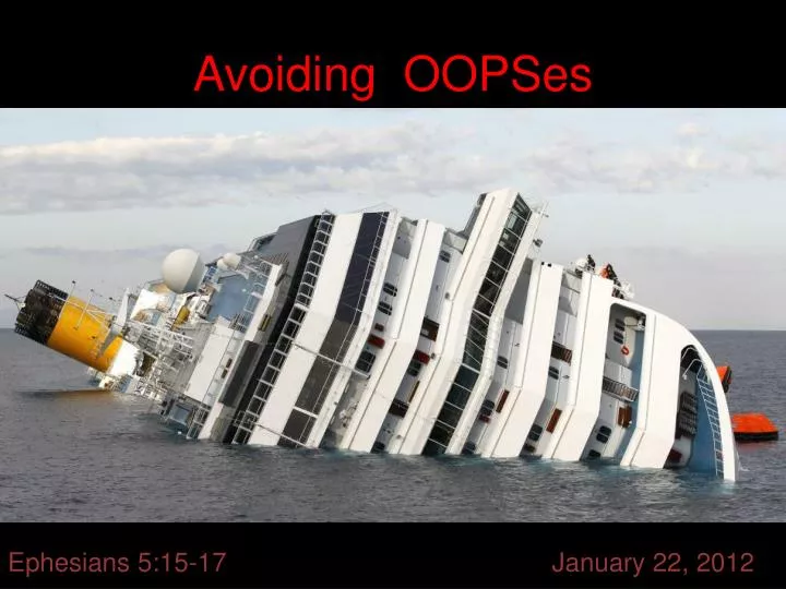 avoiding oopses