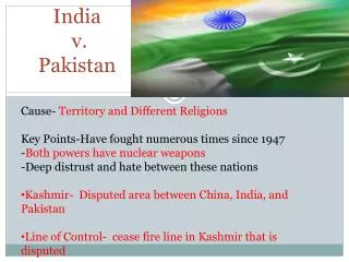 India v. Pakistan