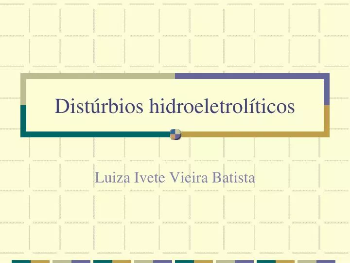 dist rbios hidroeletrol ticos