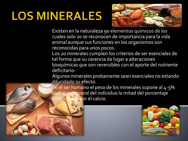 los minerales