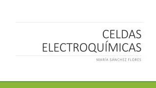 celdas electroqu micas