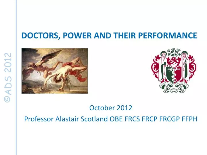 doctors power and their performance