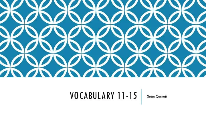 vocabulary 11 15