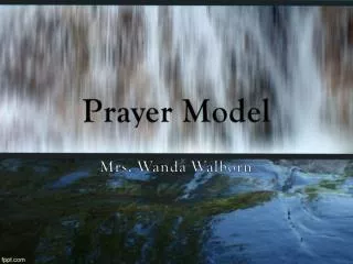 Prayer Model