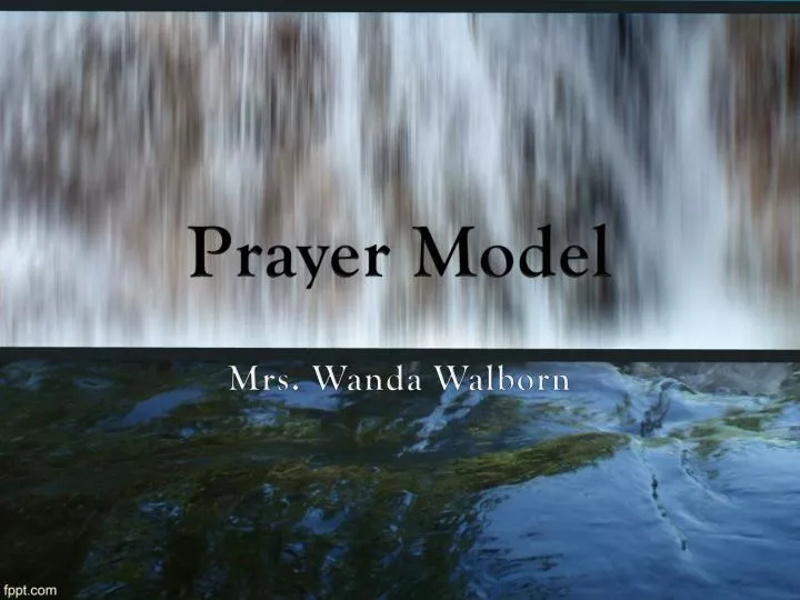 prayer model