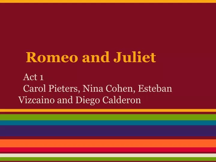 romeo and juliet