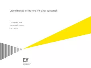 Global trends and future of higher education