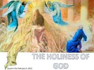 THE HOLINESS OF GOD