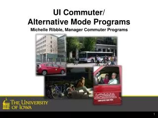 UI Commuter/ Alternative Mode Programs
