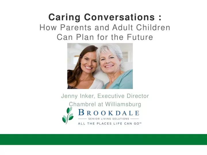caring conversations how parents and adult children can plan for the future
