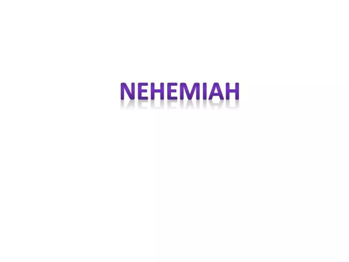 nehemiah