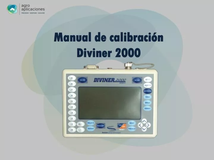 manual de calibraci n diviner 2000