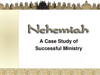A Case Study of Successful Ministry