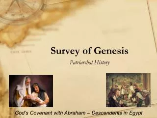 Survey of Genesis
