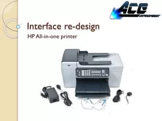 interface re design