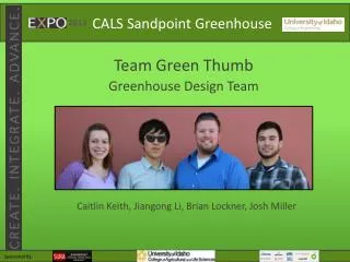 CALS Sandpoint Greenhouse