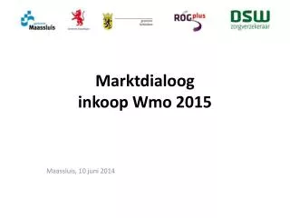 marktdialoog inkoop wmo 2015