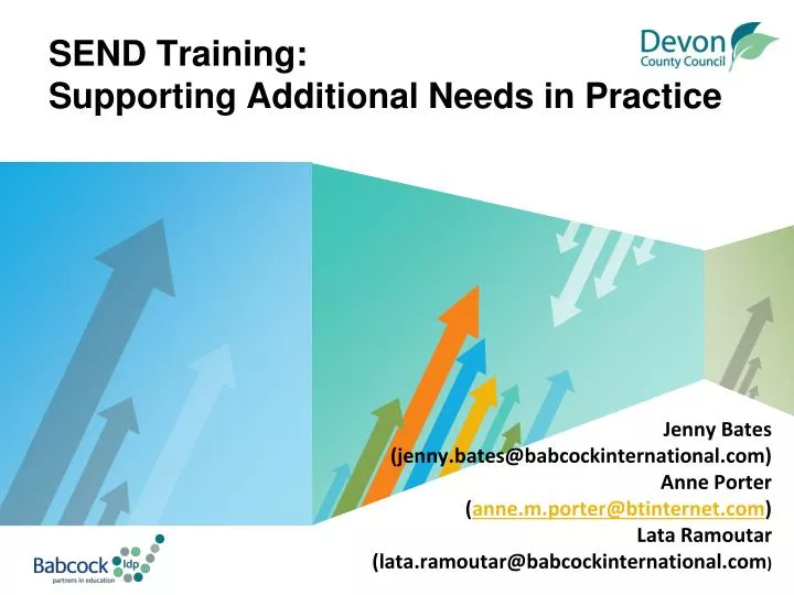 send training supporting additional needs in practice