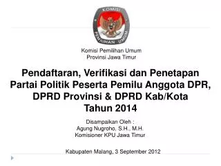 Komisi Pemilihan Umum Provinsi Jawa Timur