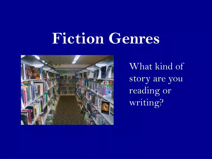 fiction genres
