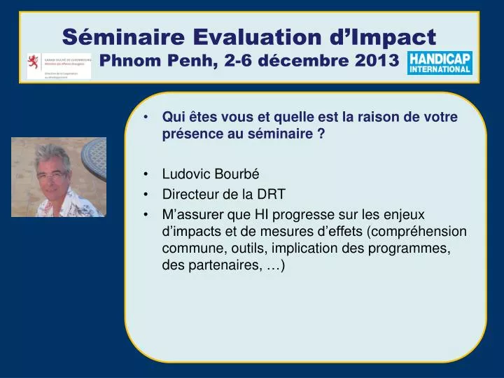 s minaire evaluation d impact phnom penh 2 6 d cembre 2013