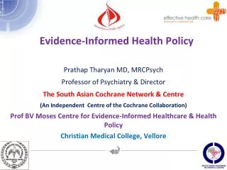 Evidence-Informed Health Policy