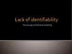 Lack of identifiability