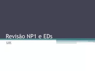 revis o np1 e eds