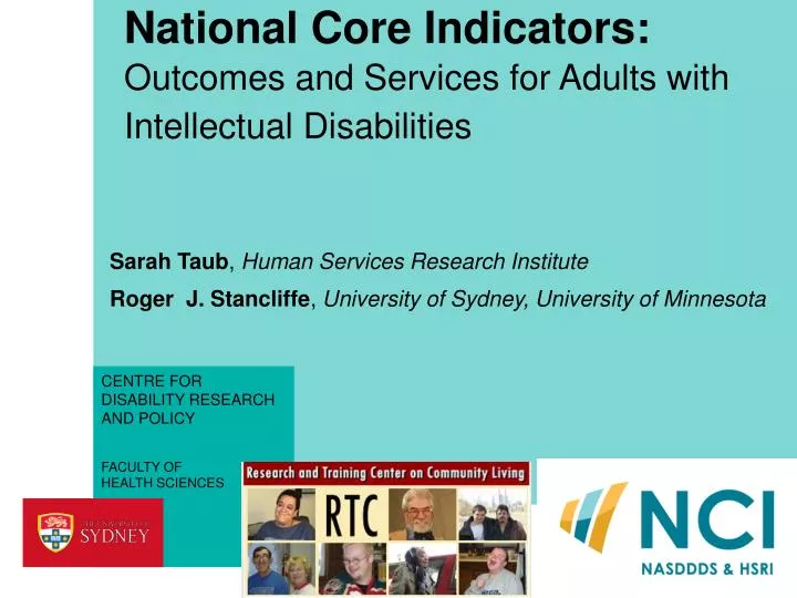 national core indicators outcomes and services for adults with intellectual disabilities