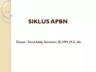 siklus apbn