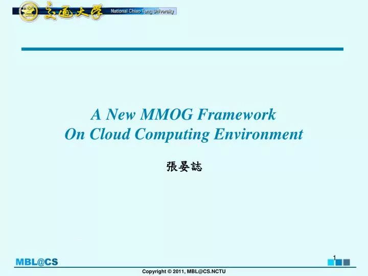 a new mmog framework on cloud computing environment