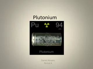 Plutonium