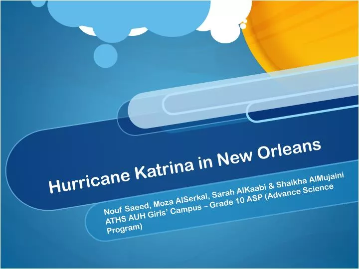 hurricane katrina in new orleans