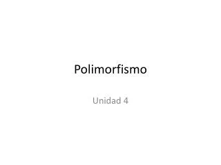 polimorfismo
