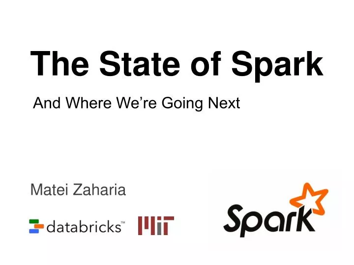 the state of spark