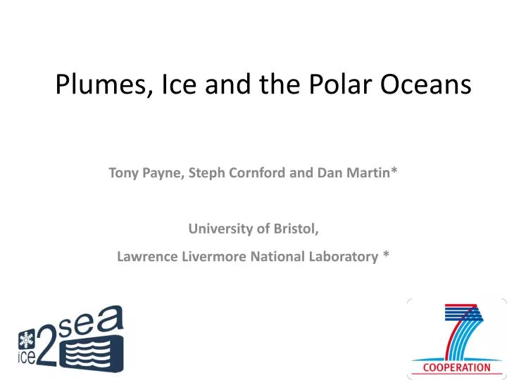 plumes ice and the polar oceans