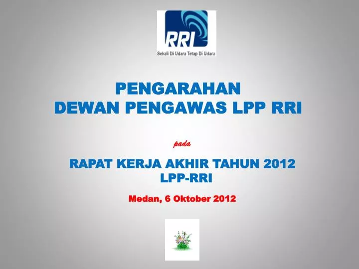 pengarahan dewan pengawas lpp rri