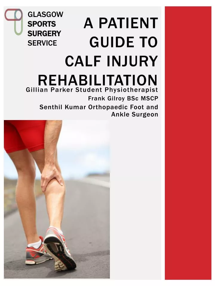 a patient guide to calf injury rehabilitation