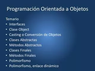 programaci n orientada a objetos