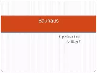 bauhaus