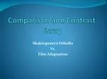 Exploring Themes in Shakespeare's "Othello" and Its Film Adaptations: A Comparative Analysis - slide 1