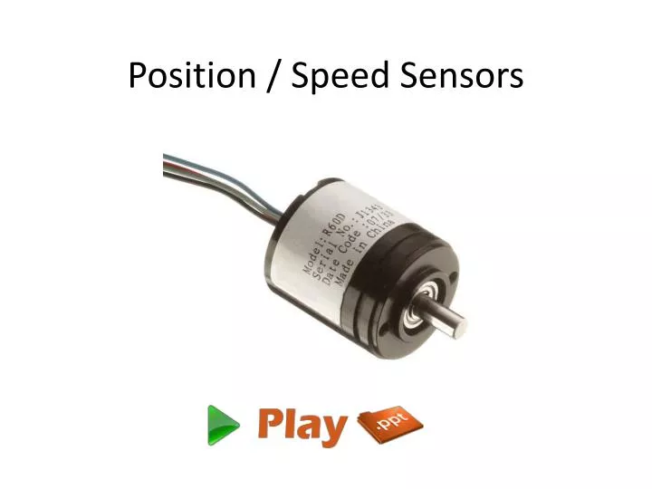 position speed sensors