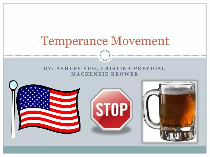 temperance movement