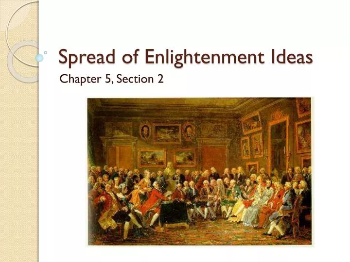 spread of enlightenment ideas