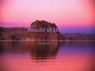 Results of Stress