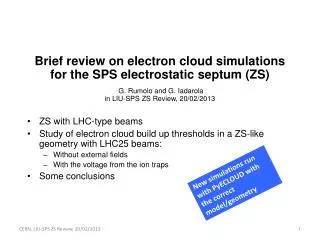 ZS with LHC-type beams