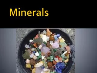 minerals